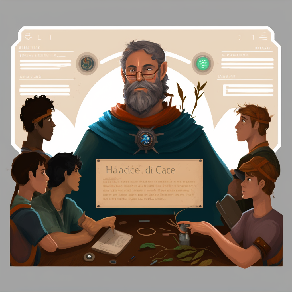 SagePromptAI Hero - Legacy human sage teaching students